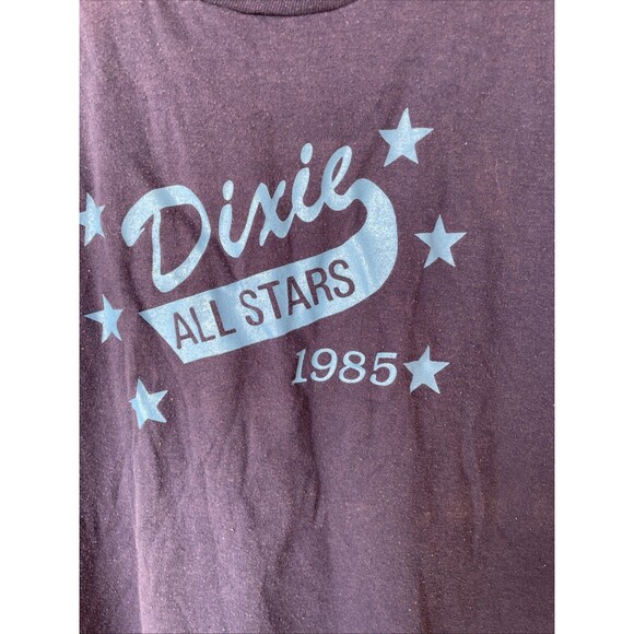 Soffee Vintage 1985 Single Stitch USA Blue T-Shirt Size Medium Dixie All Stars - Picture 3 of 9